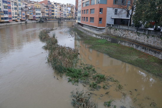 The river Onyar in Girona after the November 15 rains (by Lourdes Casademont)